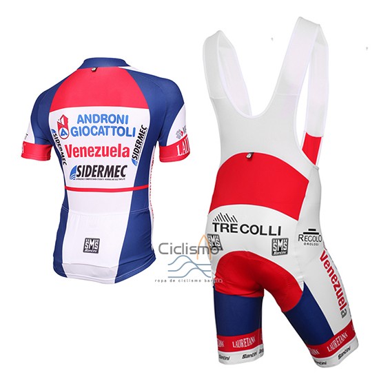 Androni Giocattoli Ropa Ciclismo Culotte Corto 2015 Hombre Mangas Cortas Blanco